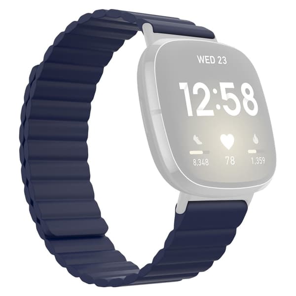 Fitbit Sense / Versa 3 klockarmband i silikon - Blå Blå