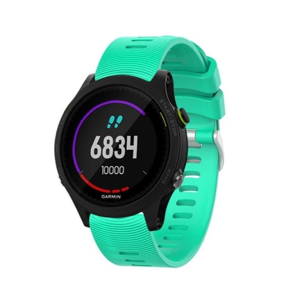 Garmin Forerunner 245 enkelt silikonarmbånd - Cyan Green