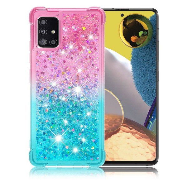 Princess Samsung Galaxy A51 5G cover - Rose / Cyan Pink