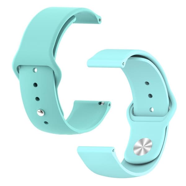 Samsung Galaxy Watch Active fleksibel silikone Urrem - Cyan Green