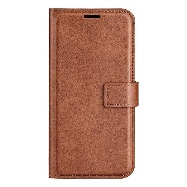 Hållbart konstläder Xiaomi 13 fodral med plånbok - Brun Brun