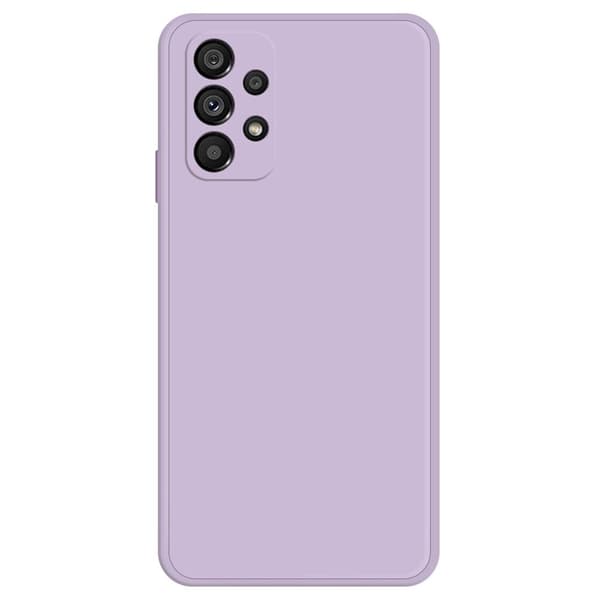 Avfasat gummerat droppskydd för Samsung Galaxy A73 - Lila Lila