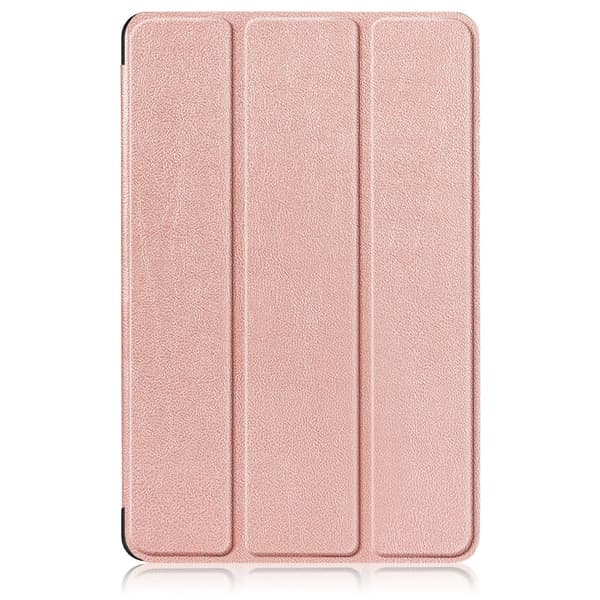 Huawei MatePad Pro 12,6 tommer (2021) tri-fold PU læder flip case - Rødguld Pink