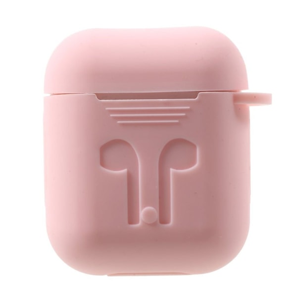 Apple AirPod Mjukt silikon skydd - Ljus rosa Rosa