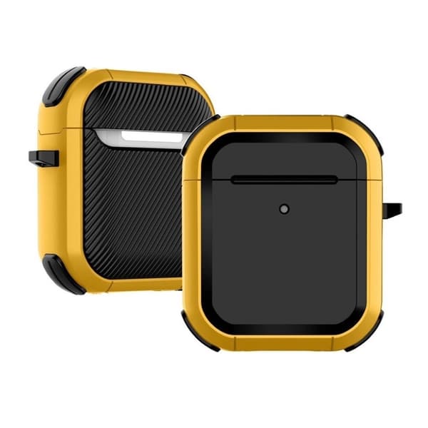 Airpods gummibelagt etui - Gul Yellow