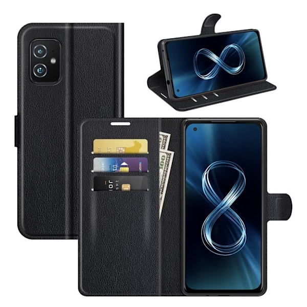Classic Asus Zenfone 8 flip kuoret - Musta Black