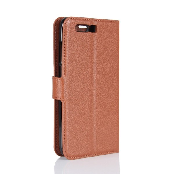 Huawei Honor 9 Smart læder etui - Brun Brown