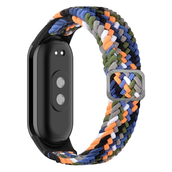 Xiaomi Smart Band 8 elastisk nylonflätad stilrem - Denim multifärg