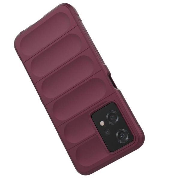 Pehmeä kahva muotoiltu kuori Realme 9 Pro - Viininpunainen Red