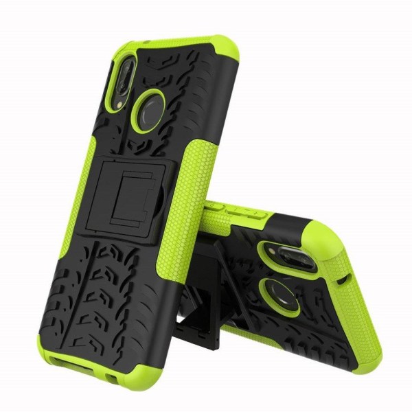 Huawei P20 Lite / Nova 3e plast och TPU skyddande mobilskal halk Grön