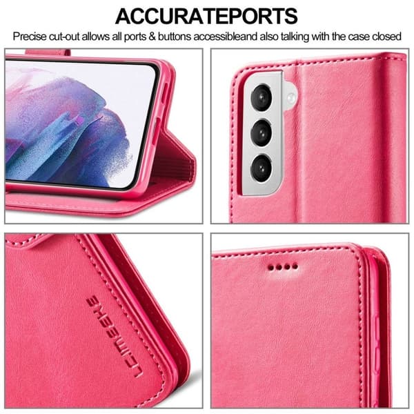 LC.Imeeke Samsung Galaxy S21 Flippetui - Rose Pink
