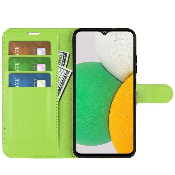 Wonderland Samsung Galaxy A03 Core Flip Etui - Grøn Green