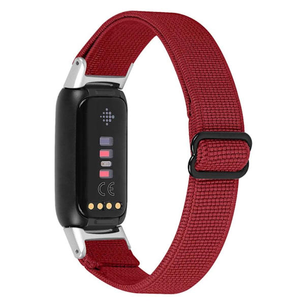 Fitbit Luxe urrem i nylon - Rød Red