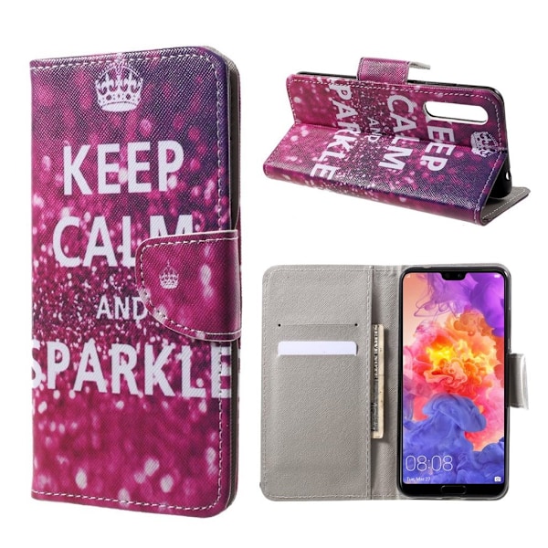 Huawei P20 Pro uniikki suojakotelo - Kimalle Multicolor
