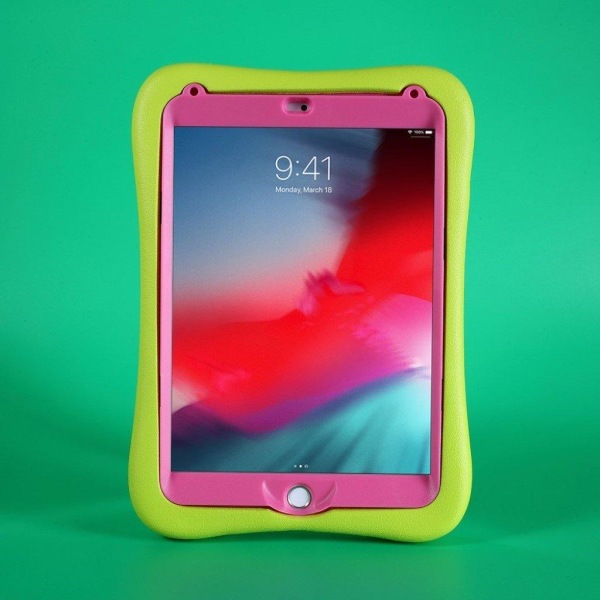 PEPKOO iPad Mini (2019) shockproof case - Green / Rose Green