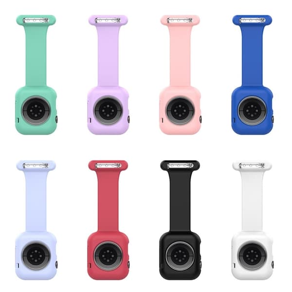 Apple Watch (41mm) lääkärihoitaja silikoninen kellonhihna - Punainen Red