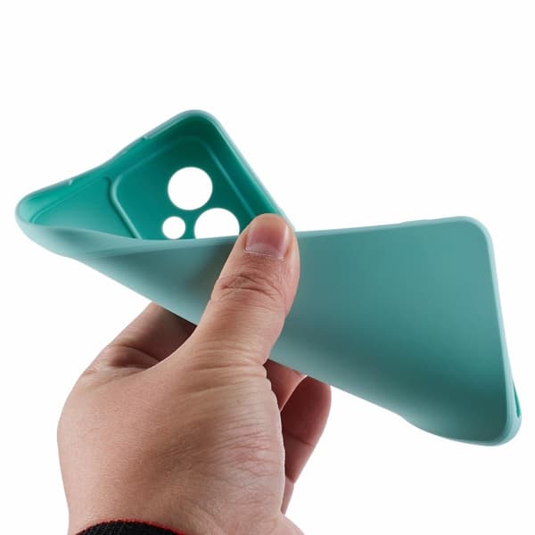 Mikrofiberfôret deksel i mykt gummi for Honor 100 - Babyblå Blue