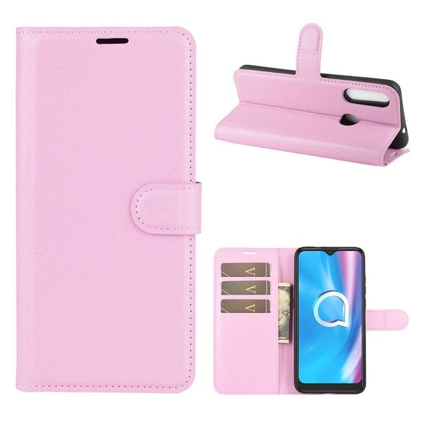 Classic Alcatel 1S (2020) flip case - Pink Pink
