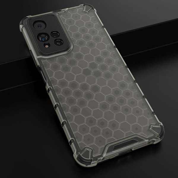 Bofink Honeycomb Xiaomi Redmi Note 11 Pro Plus 5G skal - Silver/Grå Silvergrå