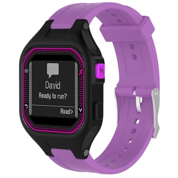 Garmin Forerunner 25 klokkereim for damer av silikon - lilla Purple
