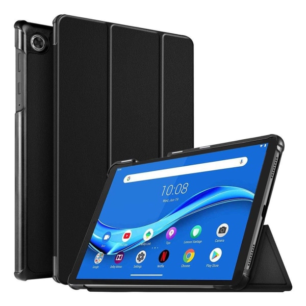 Lenovo Tab M10 FHD Plus Cool Tre-fold Læder Etui - Sort Black