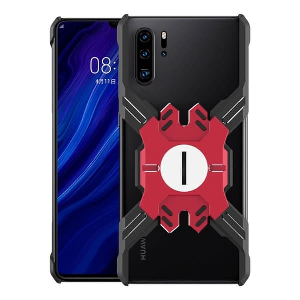 Heroes Huawei P30 Pro X-formet stødsikkert cover - rød / sort Multicolor