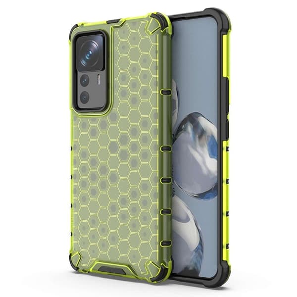 Bofink Honeycomb Xiaomi 12T Pro Etui - Grønn Green