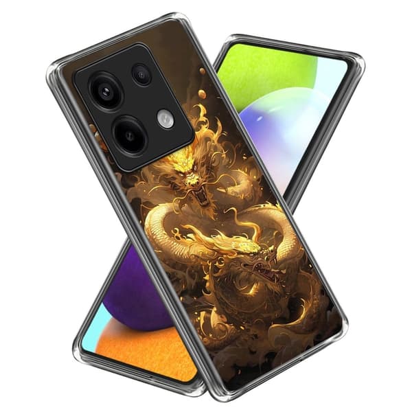 Vibe Xiaomi Redmi Note 13 Pro 5G / Xiaomi Poco X6 -kansi - Tyyli H Gold