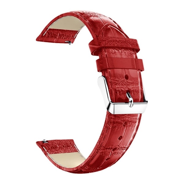 Amazfit GTS krokodille ægte læder Urrem - Rød Red