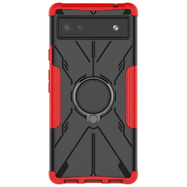 Kickstand cover with magnetic sheet for Google Pixel 6a - Red Röd
