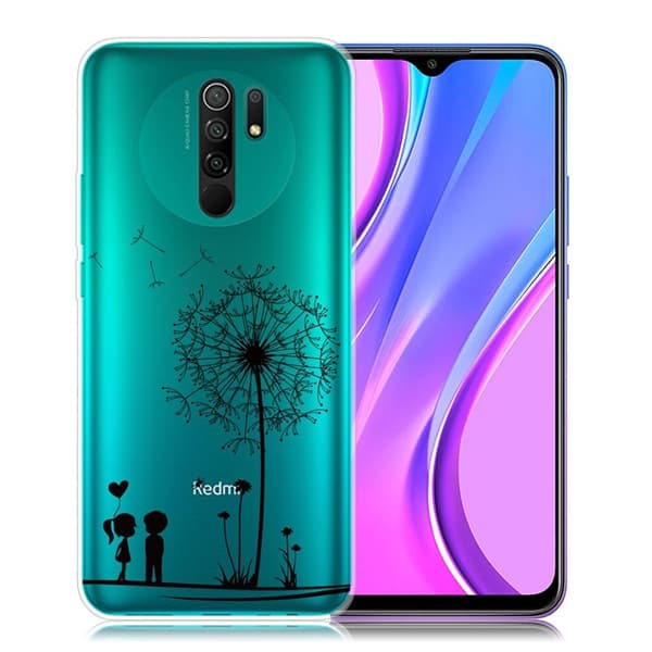 Deco Xiaomi Redmi 9 Etui - Gutt og Jente Black