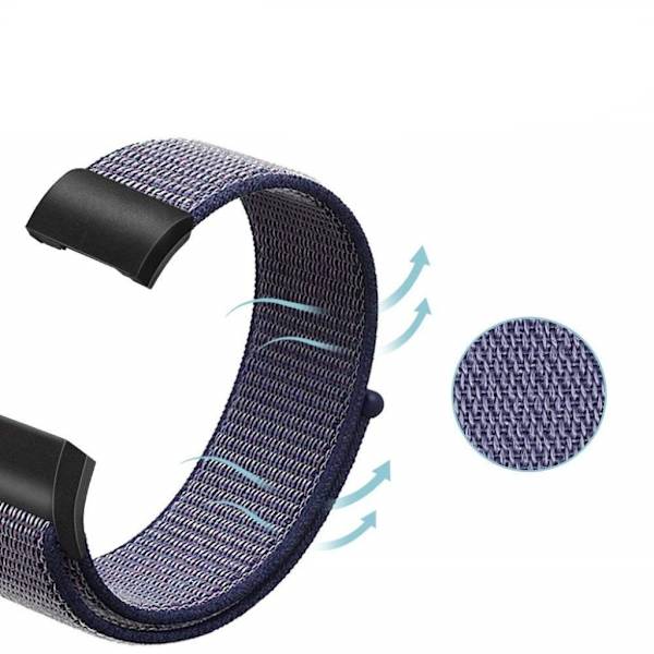 Fitbit Charge 3 klokkreim av nylon - blå Blue
