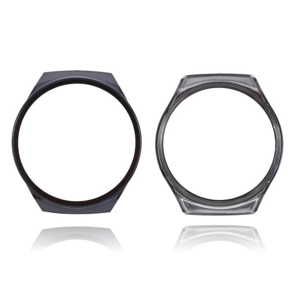 Stilfuld ramme med hærdet glas til Huawei Watch GT 2e - Sort Black