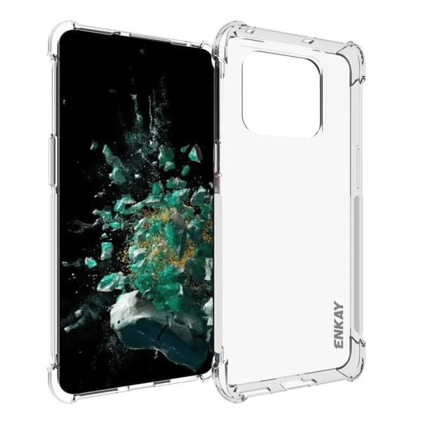 ENKAY klart faldsikkert etui til OnePlus Ace Pro / 10T Transparent
