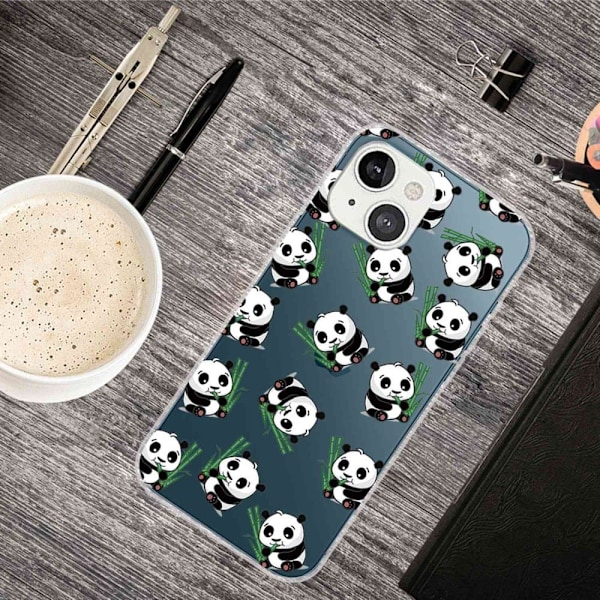 Deco iPhone 14 kotelot - Pandat White