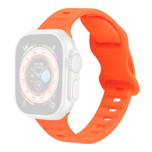Apple Watch Series 9 41mm silikoniranneke - Oranssi Orange