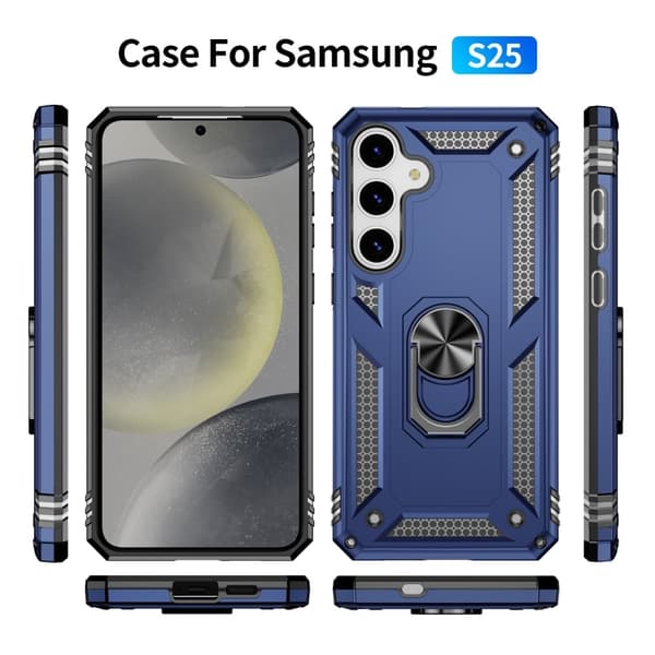 Bofink Combat Samsung Galaxy S25 deksel - Blå Blue