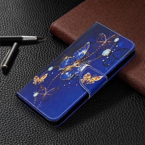 Wonderland Samsung Galaxy Note 20 flip case - Pretty Butterfly Blue