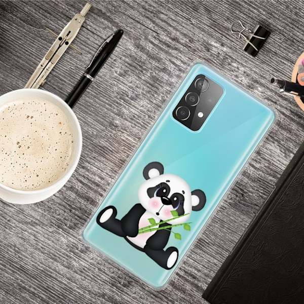 Deco Samsung Galaxy A32 5G skal - Panda Och Bambu Vit