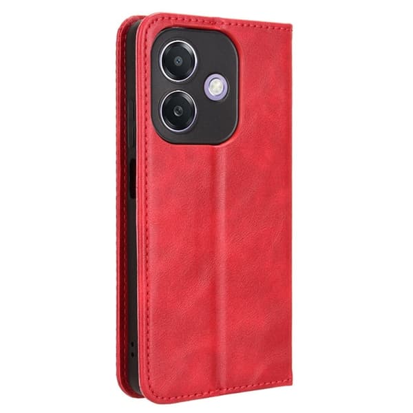 Bofink Vintage Oppo A3 læderetui - Rød Red