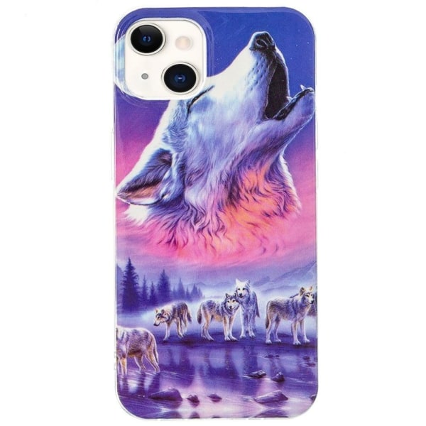 Deco iPhone 14 Suojakotelo - Multiple Wolves Multicolor