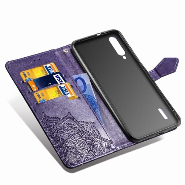 Mandala Xiaomi Mi CC9e / Mi A3 Flip case - Lilla Purple