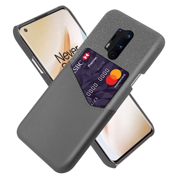 Bofink OnePlus 8 Pro Card kuoret - Harmaa Silver grey