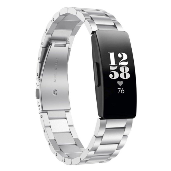 Fitbit Inspire / Inspire HR three beads rostfritt stål - Silver Silvergrå