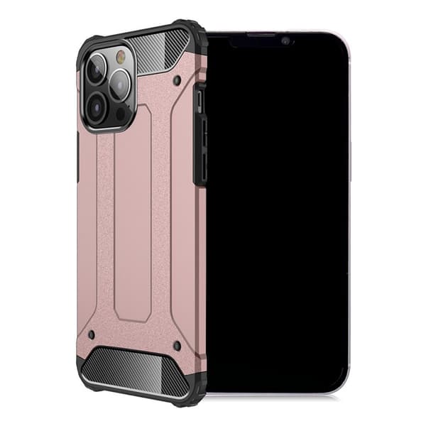 Armour Guard Suojakotelo iPhone 13 Pro Max - Ruusukulta Pink