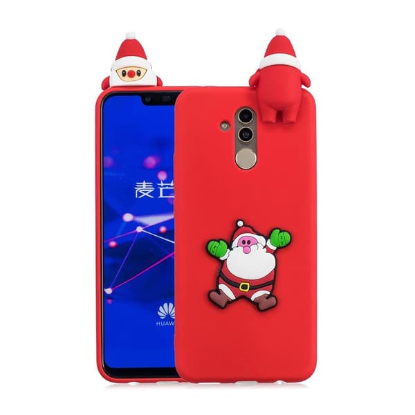 Huawei Mate 20 Lite julmönstrat fodral - Stil F multifärg