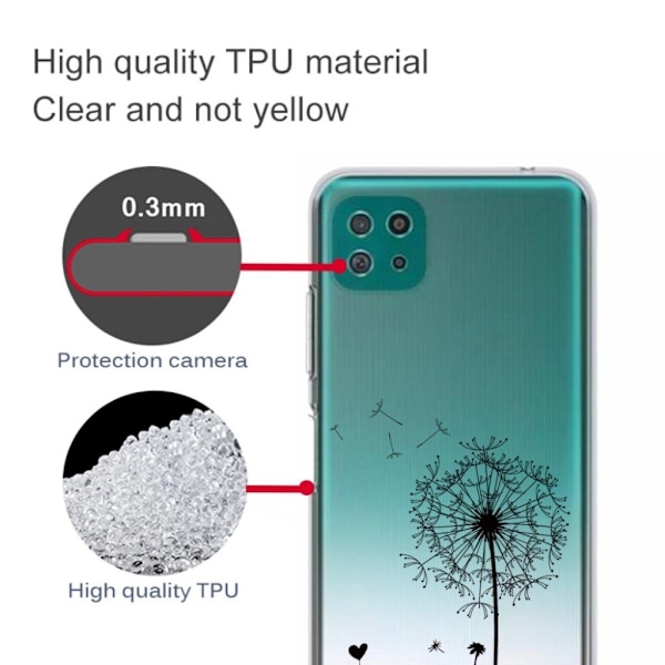 Deco Samsung Galaxy A22 5G skal - Pojke Och Flicka Svart