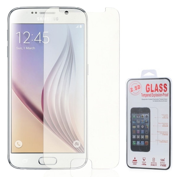 Samsung Galaxy S6 Karkaistu Lasi Näytönsuojalasi Transparent