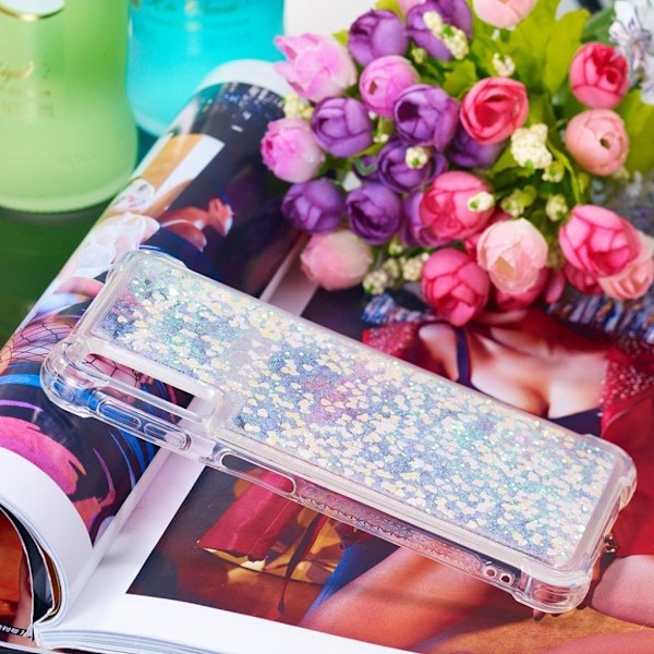Glitter Samsung Galaxy A7 (2018) skal - Flerfärgad multifärg