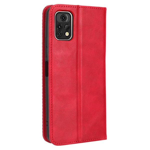 Bofink Vintage Umidigi A13 Pro Læder Etui - Rød Red